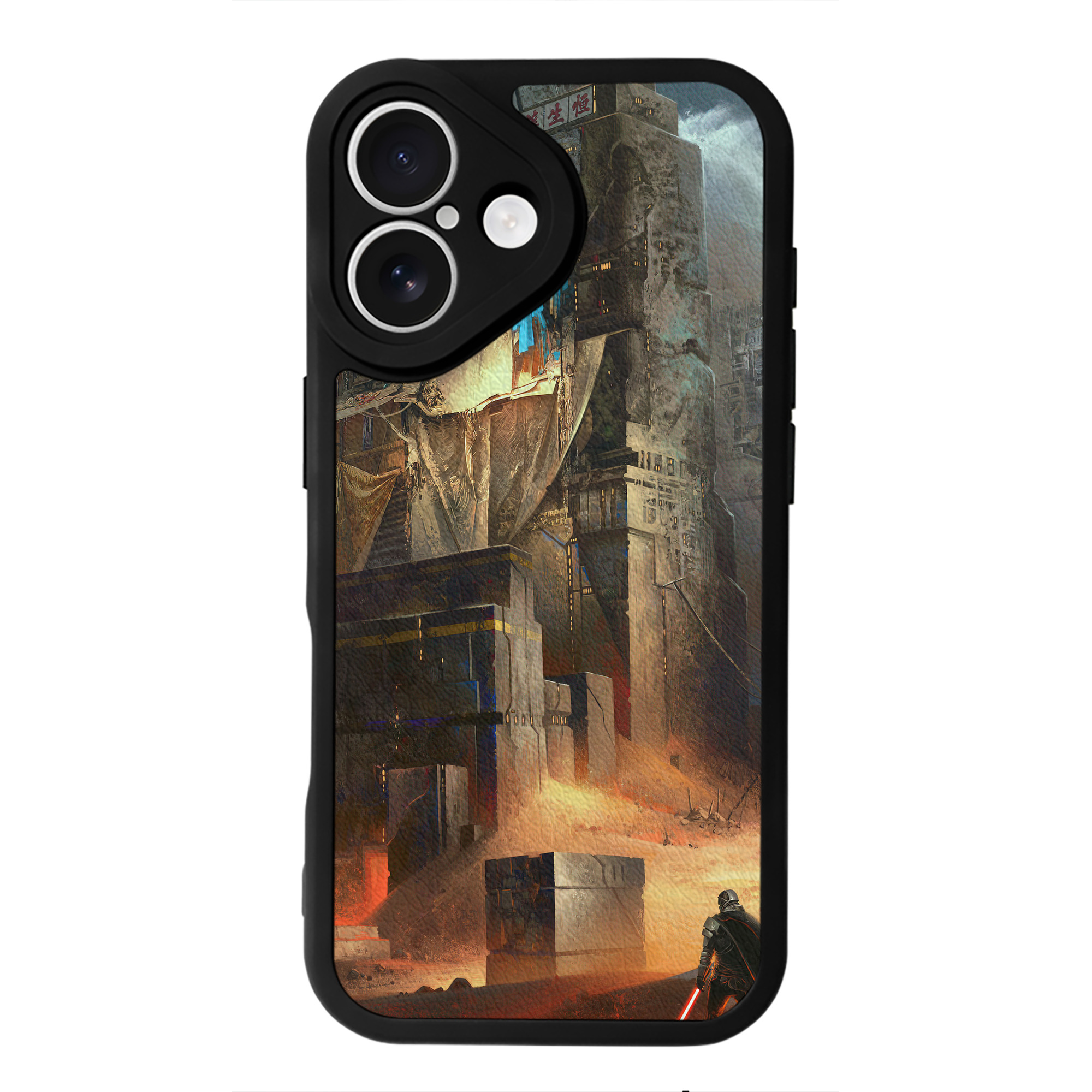 （画像用） スター・ウォーズ Star Wars 【iPhone 16シリーズ対応】シリコンスマホケース（レザー調） 材質：シリコン